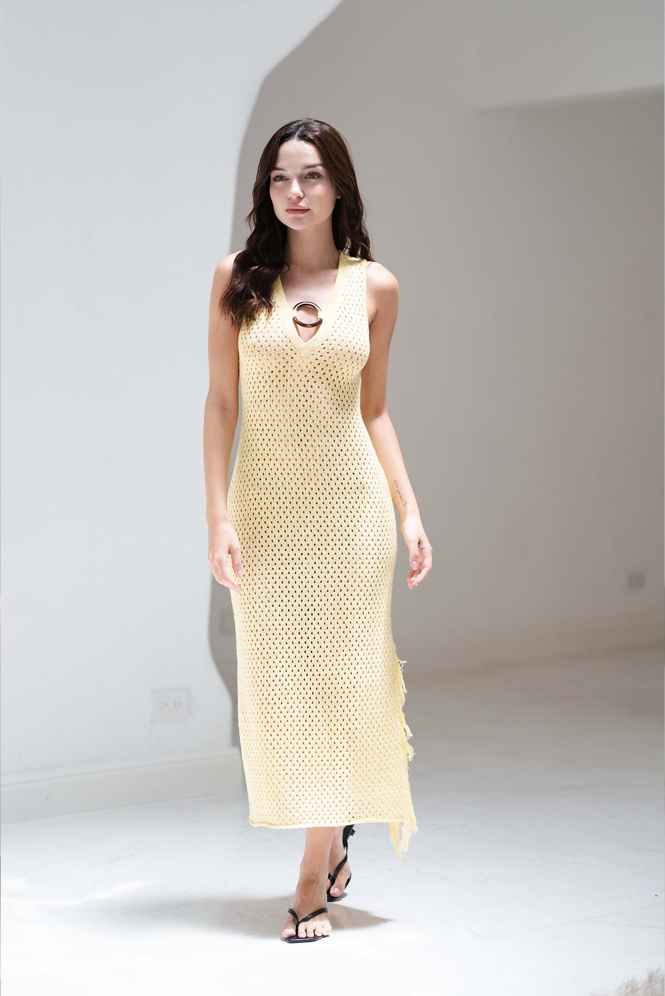 Mango Dress - Butter