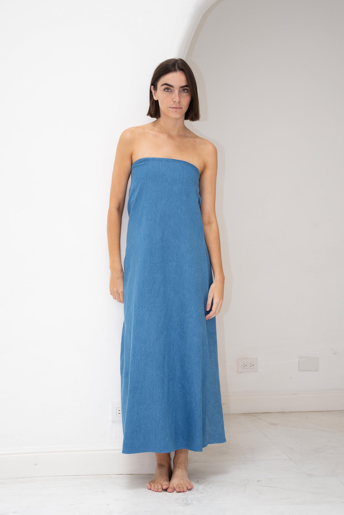 Chai Latte Dress - Denim