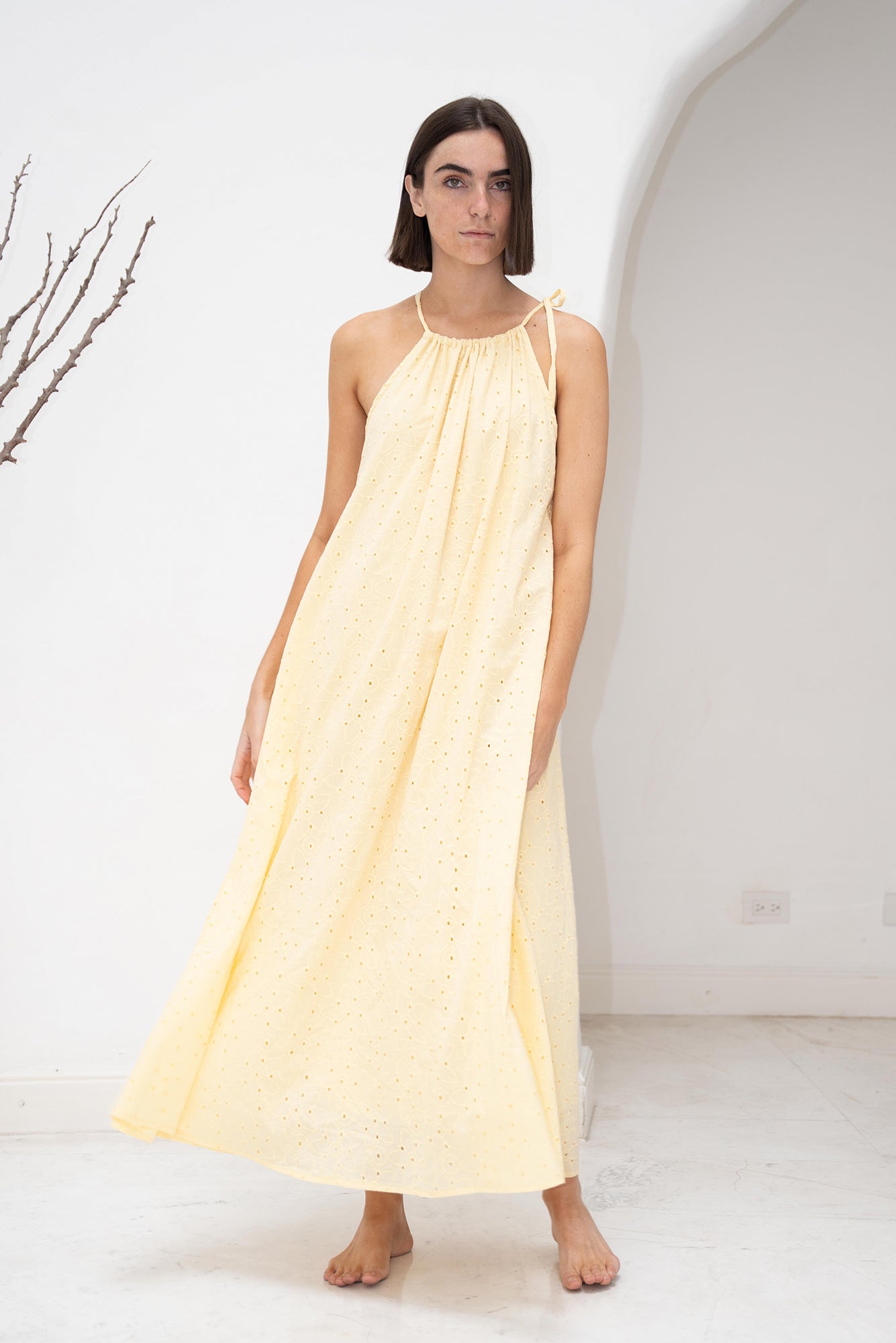 Brioche Dress - Butter