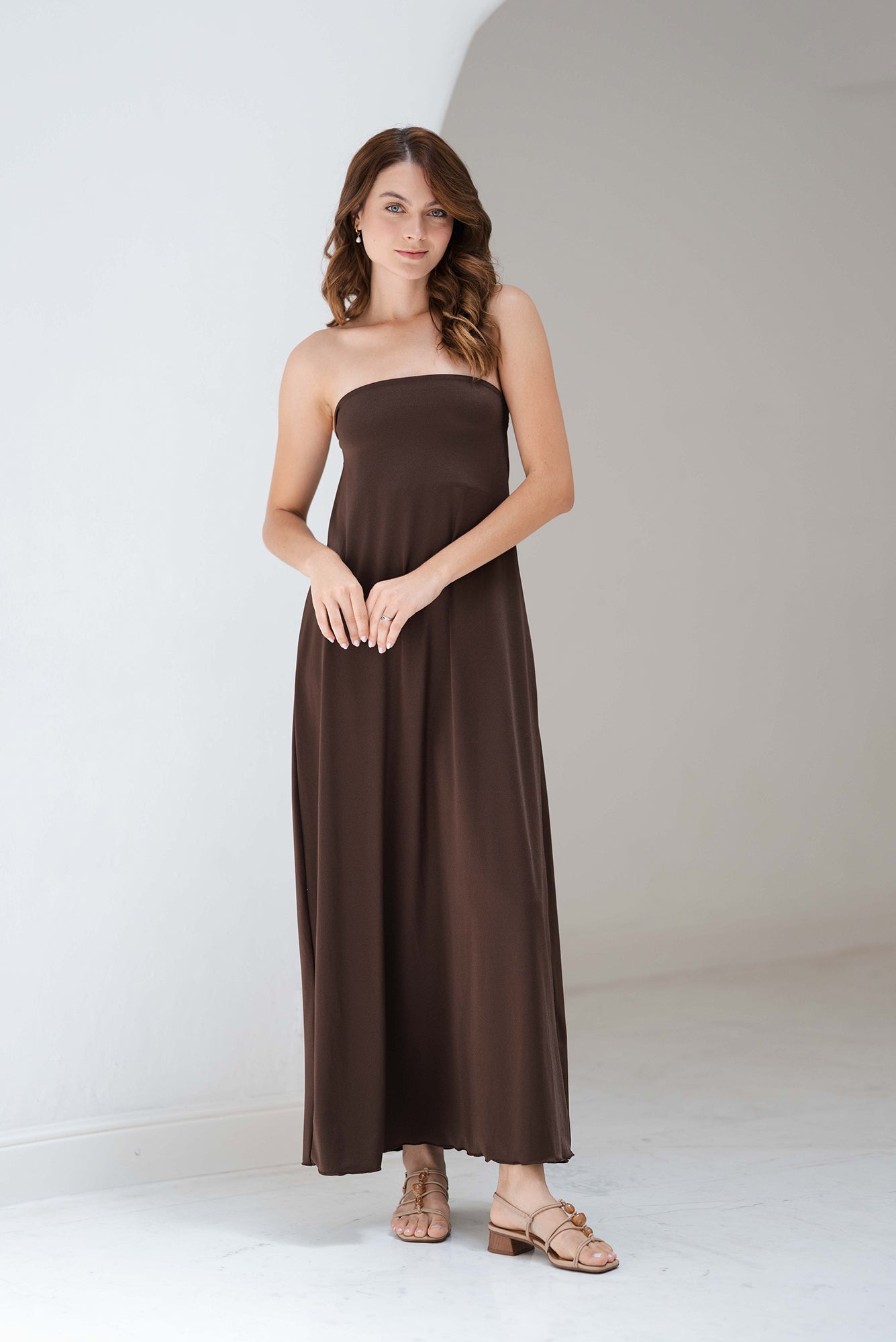 Chai Latte Dress - Hazelnut