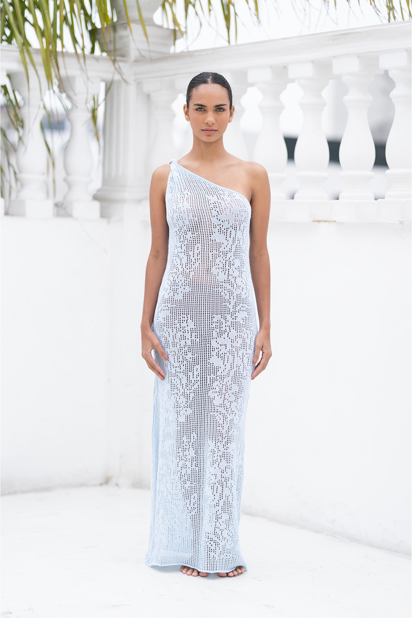 Cayena Dress - Blueberry Milk