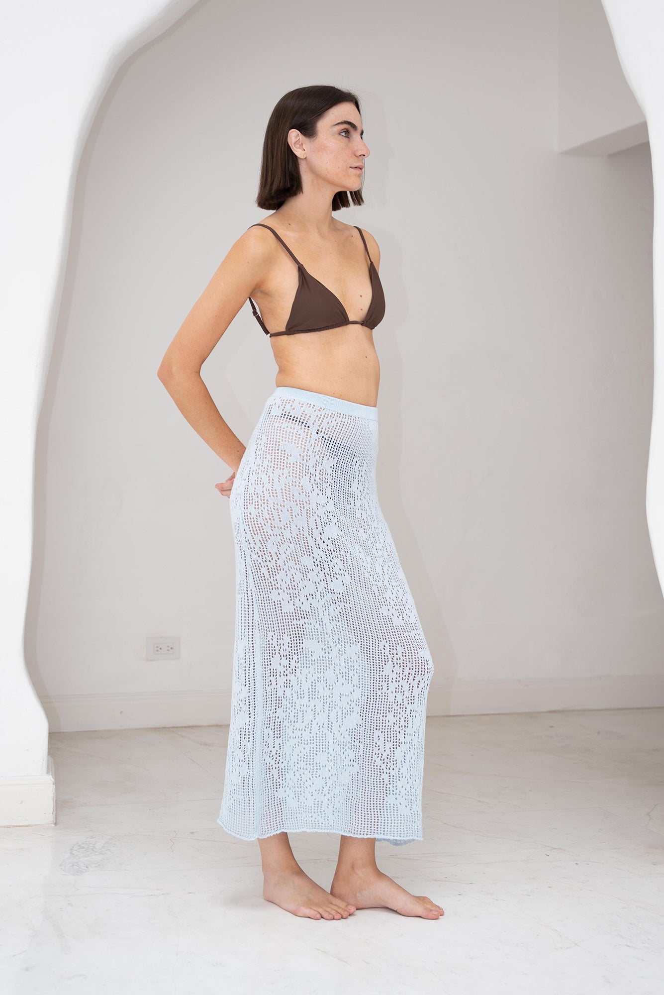 Cayena Skirt - Blueberry Milk