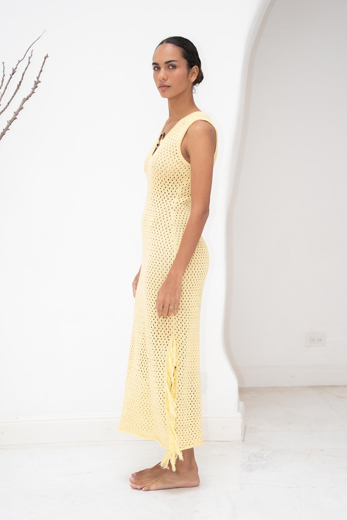 Mango Dress - Butter