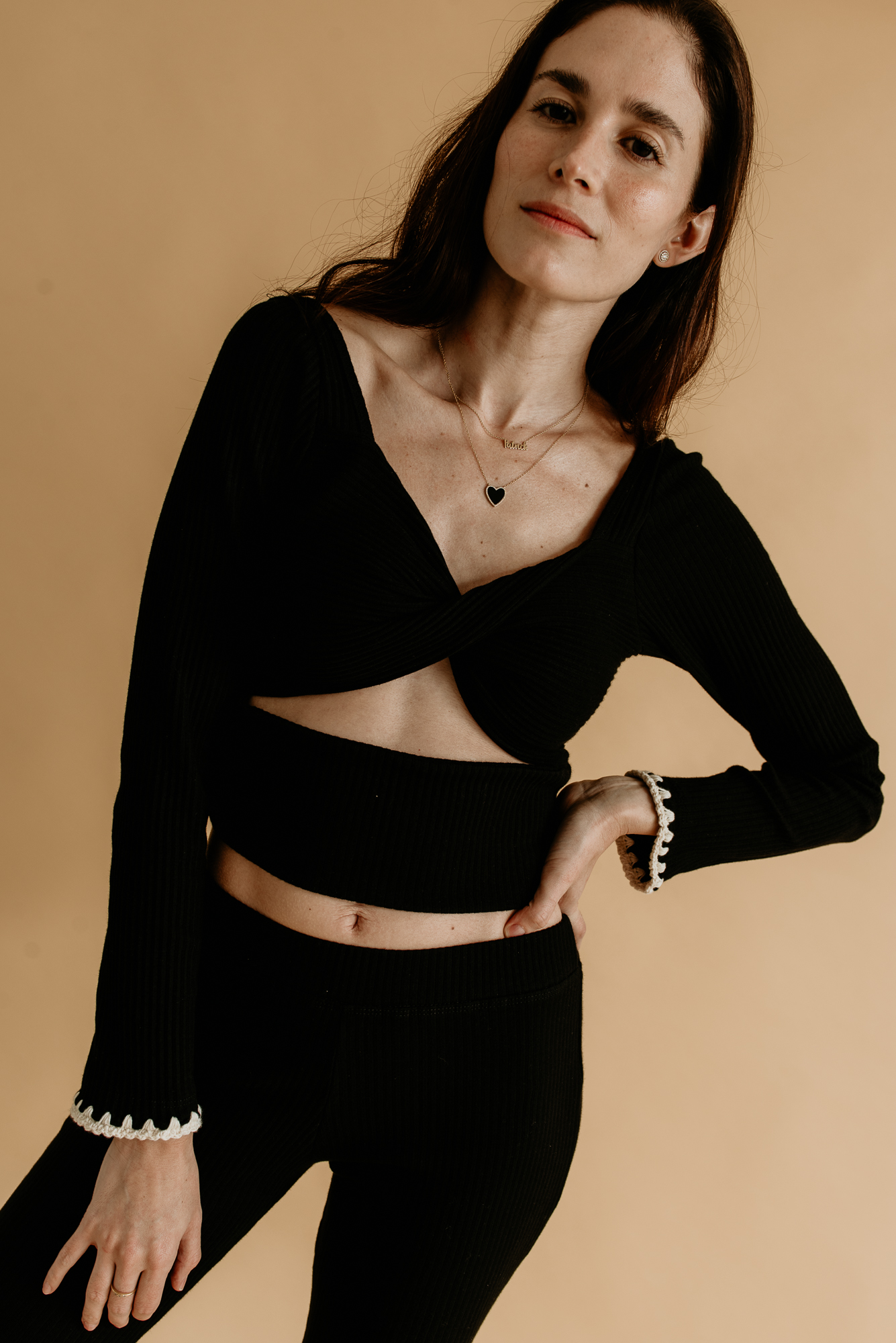 Top Amapola - Negro